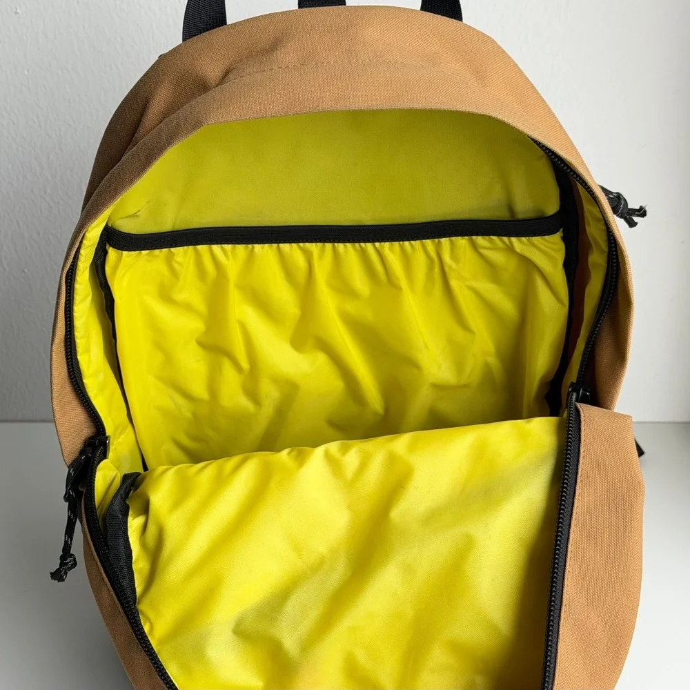 Topo Designs Daypack Classic Backpack Brown Canvas Outdoor Laptop Bag Travel